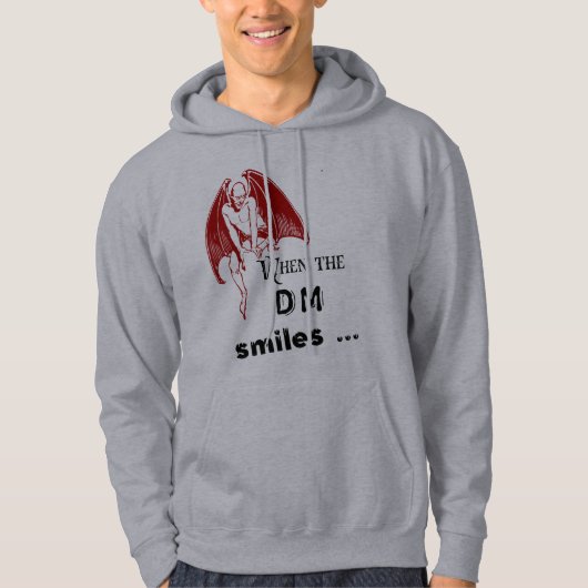 Als de DM glimlacht. Hoodie (Voorkant)