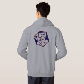 Als de DM glimlacht. Hoodie (Achterkant volledig)