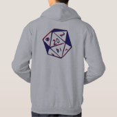 Als de DM glimlacht. Hoodie (Achterkant)