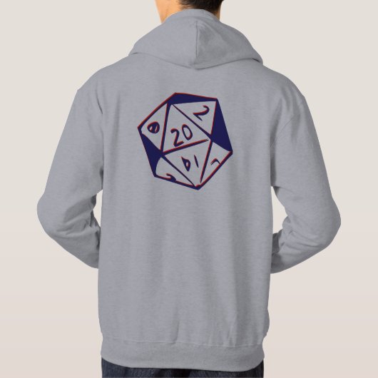 Als de DM glimlacht. Hoodie (Achterkant)