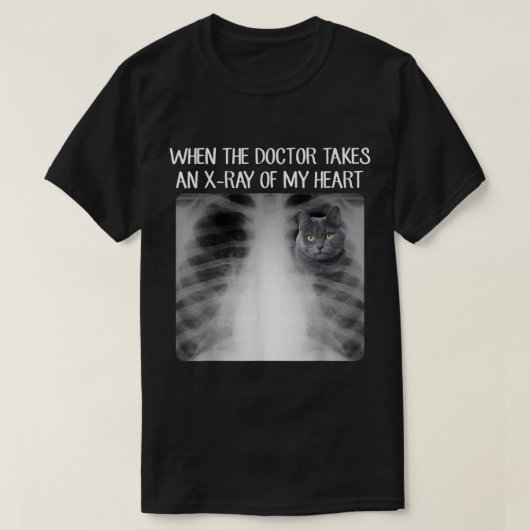 Als de dokter een foto neemt van mijn hart... t-shirt (Design voorkant)