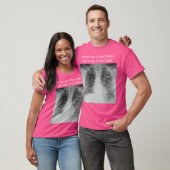 Als de dokter een röntgenfoto van mijn hart neemt, t-shirt (Unisex)