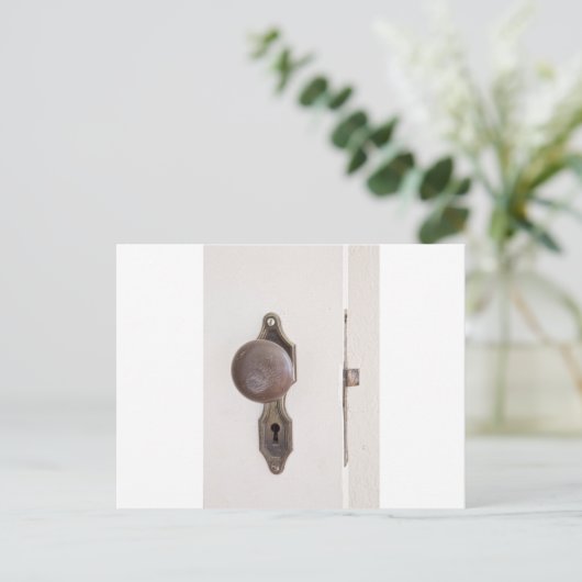 Als de ene deur sluit, gaat de andere open briefkaart (Staand voorkant)