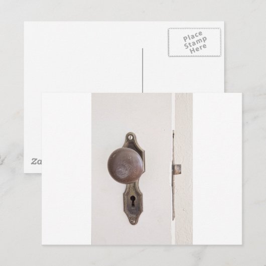 Als de ene deur sluit, gaat de andere open briefkaart (Voorkant / Achterkant)