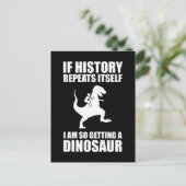 Als de geschiedenis zichzelf herhaalt, krijg ik ee briefkaart (Staand voorkant)