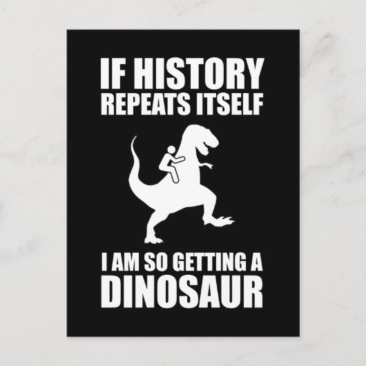 Als de geschiedenis zichzelf herhaalt, krijg ik ee briefkaart (Voorkant)
