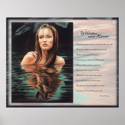 Als de gewas paarden waren poster (Voorkant)