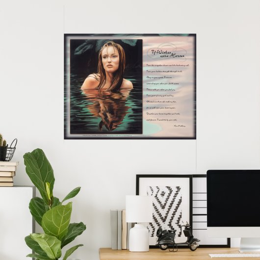 Als de gewas paarden waren poster (Thuiskantoor)