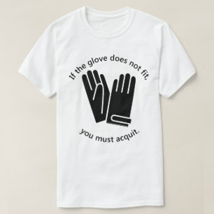 Als de handschoen niet past. . . t-shirt