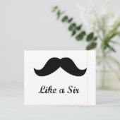 Als de heer briefkaart (Staand voorkant)