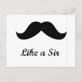 Als de heer briefkaart (Voorkant)