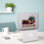 Als de hel bevriest, zal ik er ook scheren. sticker (Laptop op bureau)