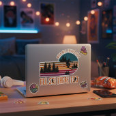 Als de hel bevriest, zal ik er ook scheren. sticker