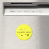 "Als de hele wereld een podium is..." Magneet (Insitu (Vaatwasser))