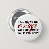 Als de hele wereld een podium is ... ronde button 5,7 cm (Voorkant /achterkant)