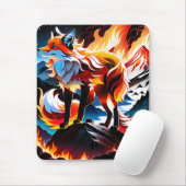 Als de hitte van de ochtendzon haar gezicht verwar muismat (Met muis)