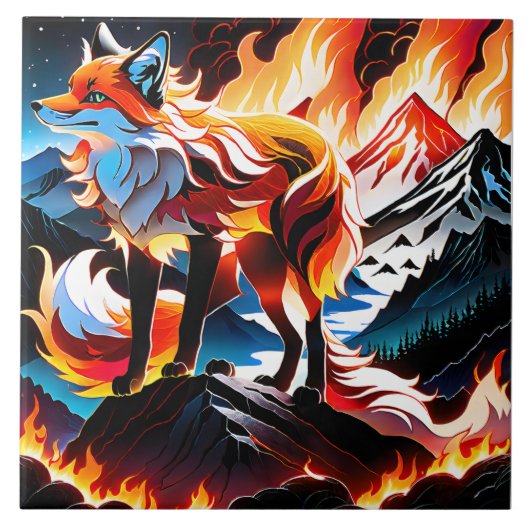 Als de hitte van de ochtendzon haar gezicht verwar tegeltje (Voorkant)