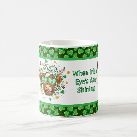 Als de Ierse ogen glimlachen Koffiemok (Center)