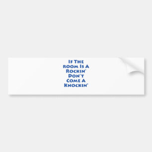 Als de kamer een rotskast is... bumpersticker