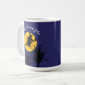 Als de kamer goed is voor grappige halloween koffiemok (Voorkant links)