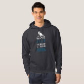 Als de kauw laag vliegtt hoodie (Voorkant volledig)