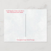 Als de Kerstman niet zo druk was, zou hij kajakken Briefkaart (Achterkant)