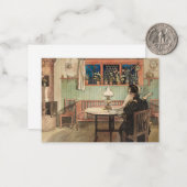 Als de kinderen naar bed zijn door Larsson Notitiekaartje (Voorkant / Achterkant in situ)