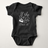 Als de kroon past. Draag het! Romper (Voorkant)