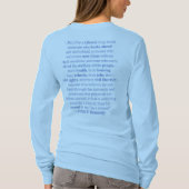 Als de liberale partij JFK citeert - T-shirt voor (Achterkant)