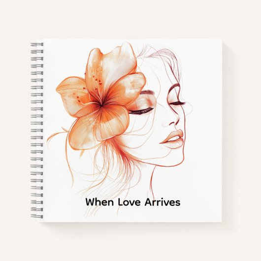 Als de liefde arriveert – MemoryUs Journaal Notitieboek (Voorkant)
