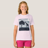 Als de Maan naar de Giraffe fluistert T-shirt (Voorkant volledig)