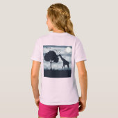 Als de Maan naar de Giraffe fluistert T-shirt (Achterkant volledig)