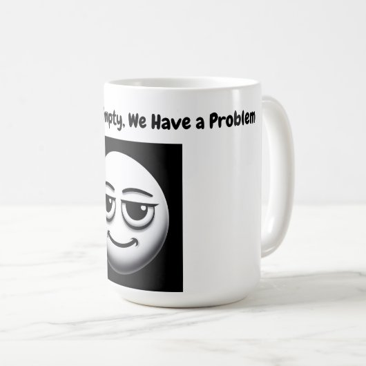 Als de Mok leeg is hebben we een probleem mok =) (Voorkant rechts)