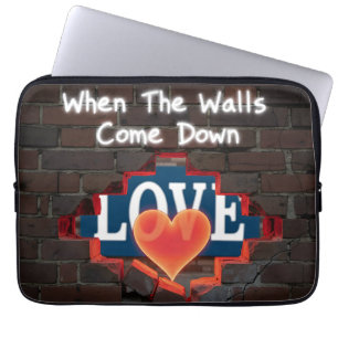 Als De Muren Naar Beneden Komen Laptop Sleeve