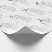 Als de Muze eindelijk haar koffie krijgt Cadeaupapier (Hoek)