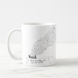 Als de Muze Eindelijk Haar Koffie Krijgt Koffiemok