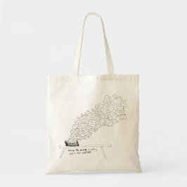 Als de Muze Eindelijk Haar Koffie Krijgt Tote Bag