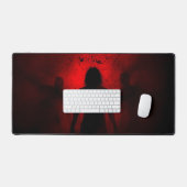 Als de nacht in het rood schreeuwt bureaumat (Keyboard & Muis)