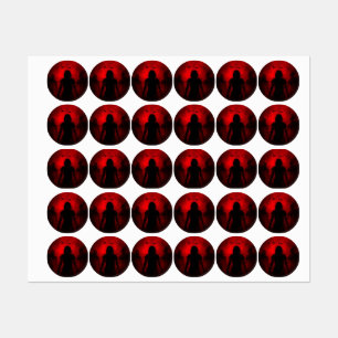 Als de nacht in het rood schreeuwt labels