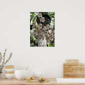 Als de natuur de natuur kopieert. poster (Keuken)