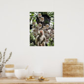 Als de natuur de natuur kopieert. poster (Keuken)