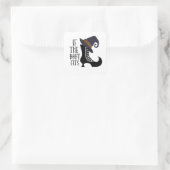 Als de Opslag geschikt is voor schimmels voor vrou Vierkante Sticker (Tas)