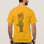 Als de praktijk perfect en nobodys perfect maakt, t-shirt (Achterkant)