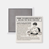 Als de RIAA bestond in 1915 Magneet (Voorkant / Achterkant)