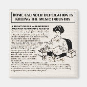 Als de RIAA bestond in 1915 Magneet (Voorkant)