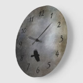 Als de rij door tijd vliegt grote klok (Hoek)