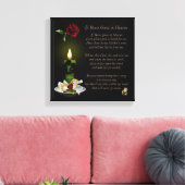 Als de Rozen in de Druk van het Canvas 12x12 groei (Insitu (Woonkamer))