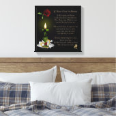 Als de Rozen in de Druk van het Canvas 12x12 groei (Insitu (Slaapkamer))