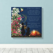 Als de Rozen in de Druk van het Canvas 12x12 groei (Insitu (Houten vloer))