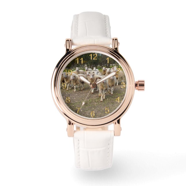 Als de schapen naar huis marcheren, horloge (Voorkant)